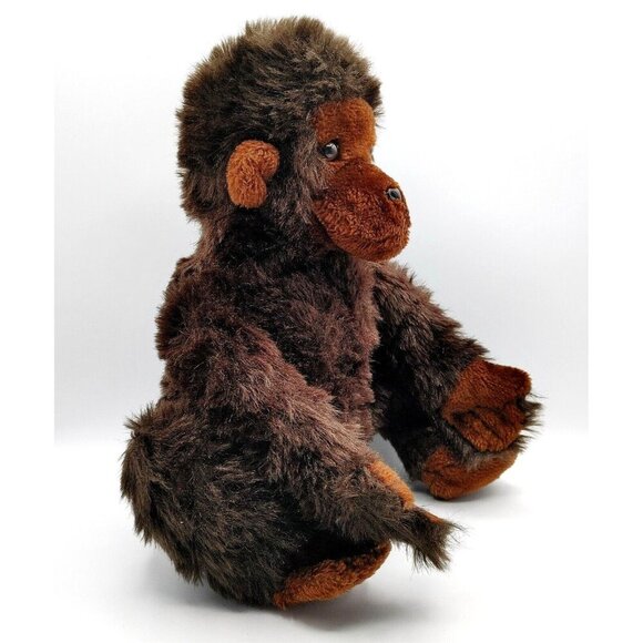 Vintage Dakin Monkey 18" Brown Plush Chimp Gorilla Toy Stuffed Animal Ape 1979 - Picture 2 of 5